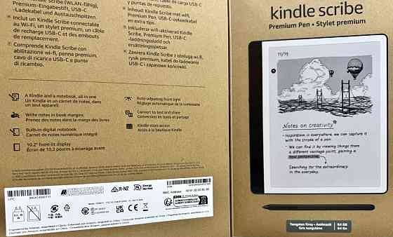 Нова Електронна книга з підсвічуванням Amazon Kindle Scribe 64 GB. Київ