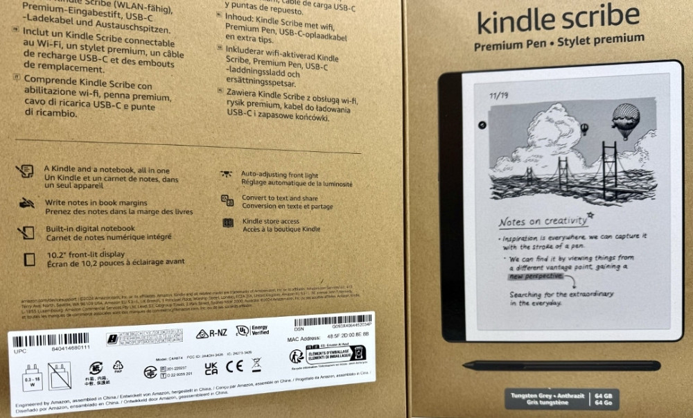 Нова Електронна книга з підсвічуванням Amazon Kindle Scribe 64 GB. Київ - фото 3