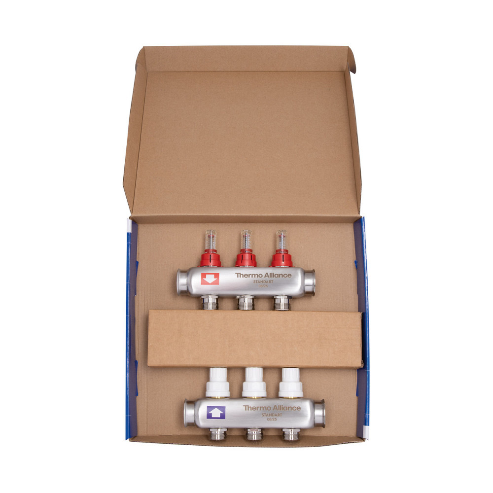 Колектор із витратами Thermo Alliance Standart 1" 3 виходи SD0043 Київ - фото 6