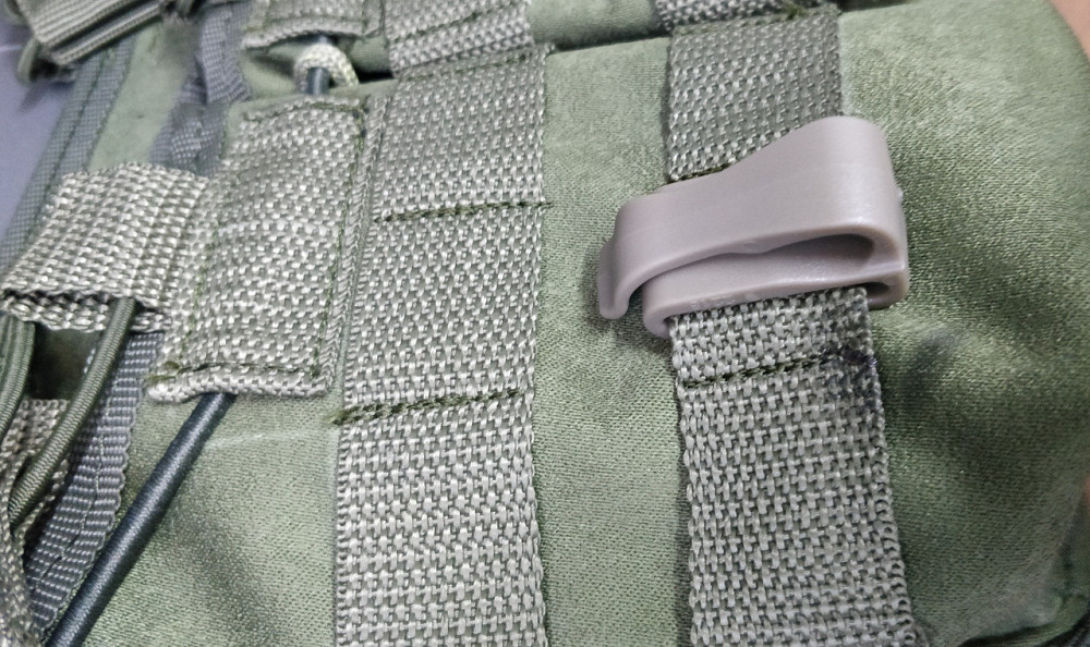 Тактична кліпса для перчаток, прищіпка на систему Моллі пластикове кріплення для військового екіпір Одеса - фото 9