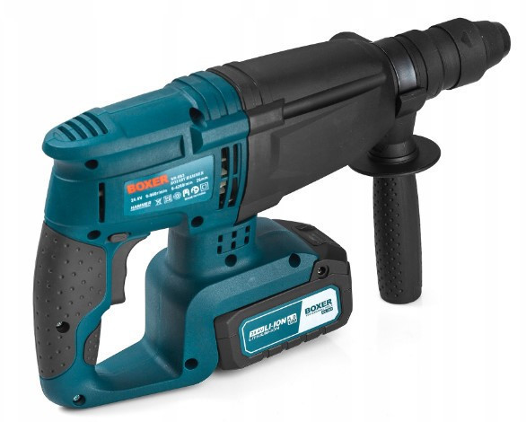 SR-083 Акумуляторний Перфоратор 24V Li-Ion 2x4.0Ah SDS+ 3 Режими Роботи, 2.1 Дж, Кейс, Зарядка Одеса - фото 6