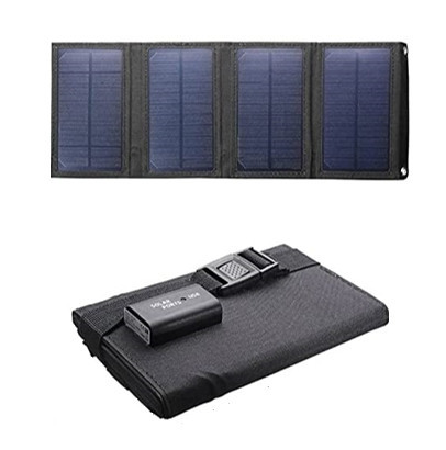 Сонячна панель Solar panel 15W 1xUSB C0549 Зарядний пристрій Київ - фото 1