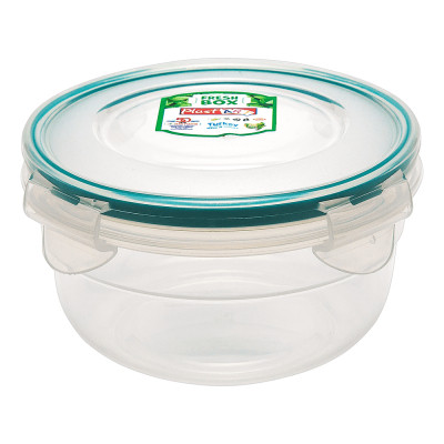 Пищевой контейнер Irak Plastik Fresh круглий 2,3 л прозорий (5227) Винница - изображение 2