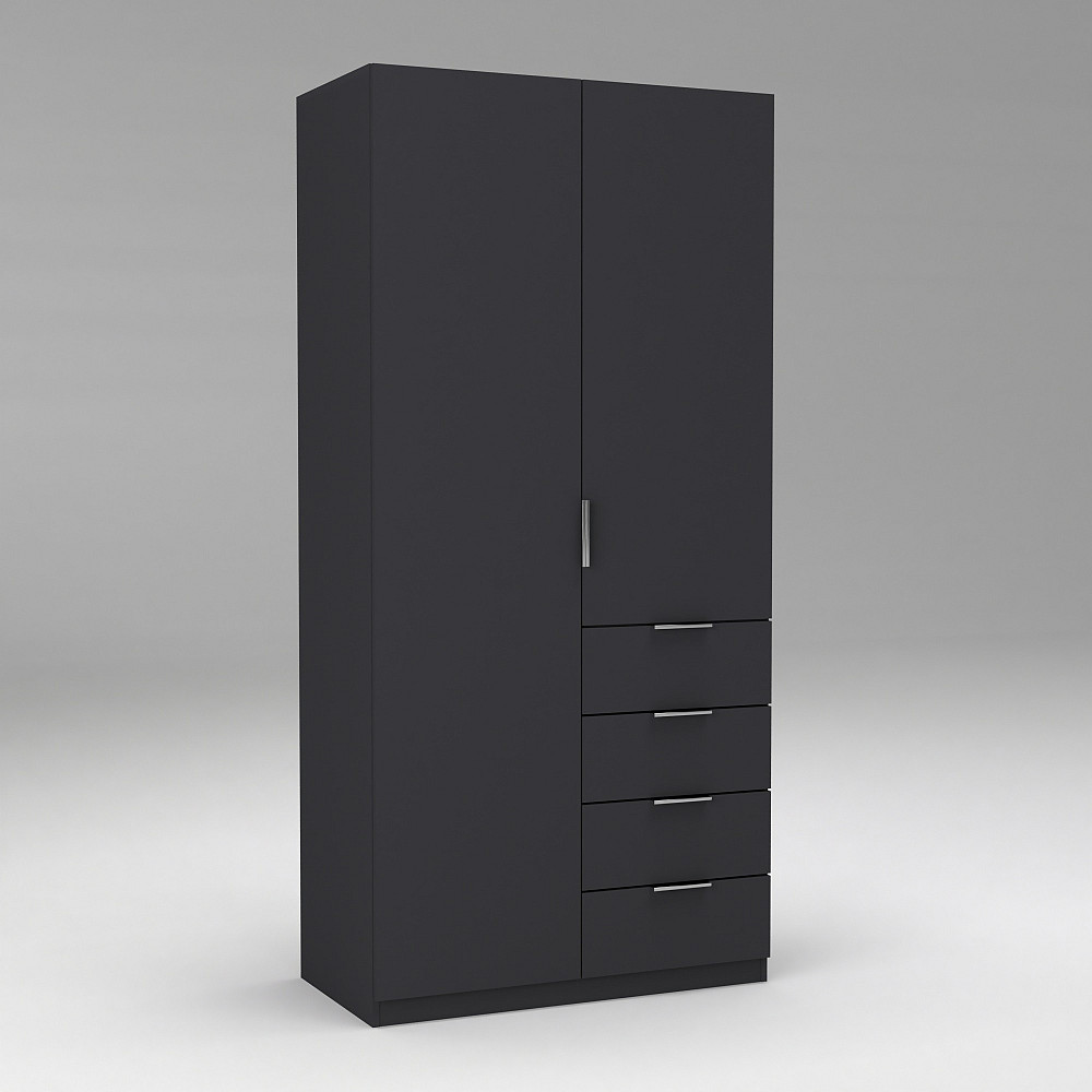 Шафа Крістал 1, Антрацит, 1000х520х2100 Львів - фото 6