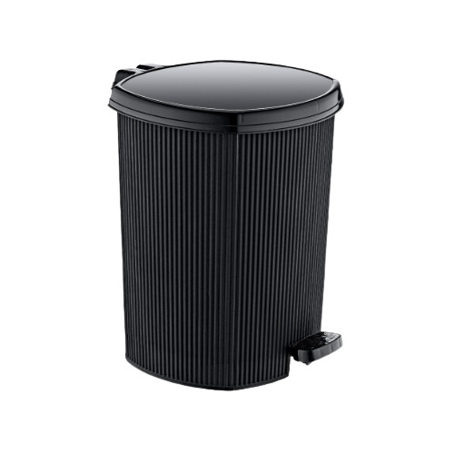 Відро для сміття 11л чорний Line ELIF Житомир - фото 1