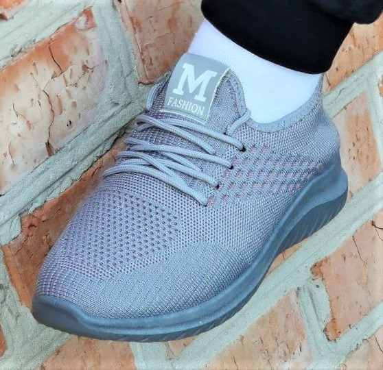 -Кроссівки Зимові Сірі Жіночі з Махом (розміри: 37,38,39,40,41) - 205 Дніпро - фото 8