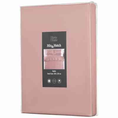 Пододеяльник Ardesto Mix&Match Premium 100% хлопок, сатин розовый светлый 200х220 см (ART2022DVU) Винница