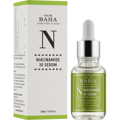 Сыворотка для лица Cos De BAHA Niacinamide Serum with Zinc 30 мл (8809240317853) Винница - изображение 2