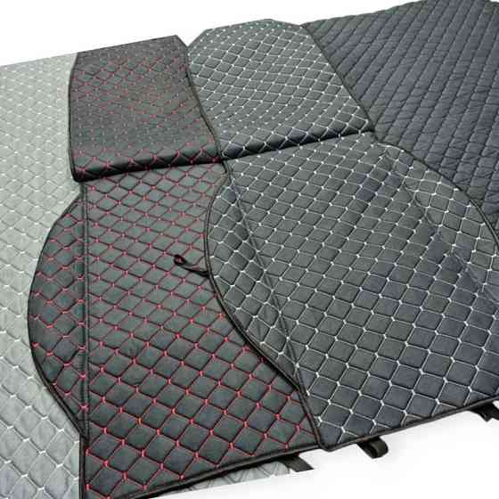 Накидки сидіння антара сірі (передні) ромб, біла нитка Мукачево