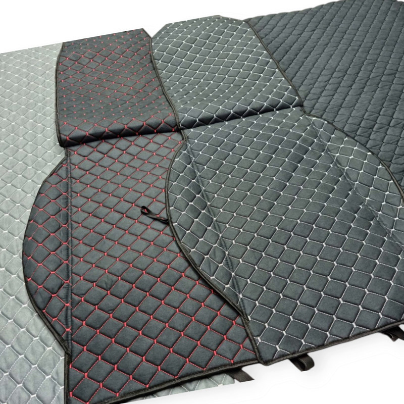 Накидки сидіння антара сірі (передні) ромб, біла нитка Мукачево - фото 2