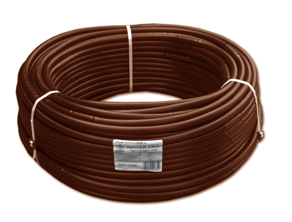 Трубка крапельна Ø 16 мм, відстань між емітерами 33 см, 1,6 л/год – WATERMIL DRIP BROWN – 100 м, Одеса - фото 1