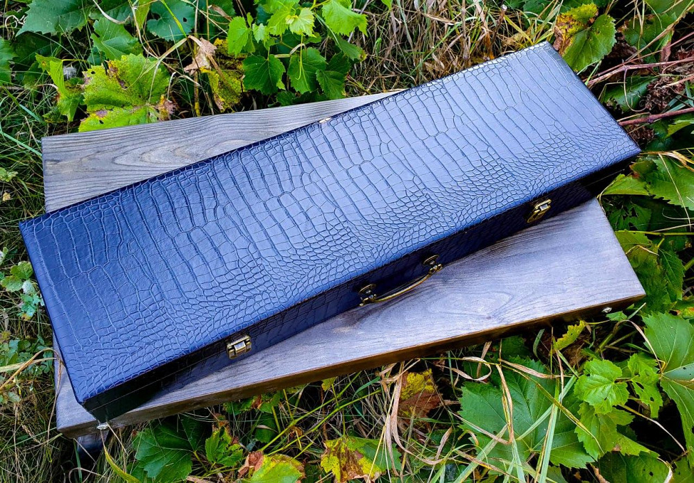 Ідеальний подарочний набір для шашлика в кожаному кейсі ідеальний подарунок військовому VIP 9 Тернопіль - фото 7