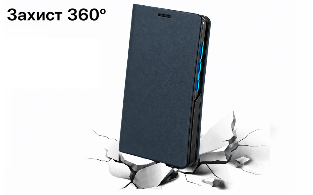Чехол-книжка PlastGuard для Xiaomi Redmi 14C, 14 Pro, 14 Ultra – эко-кожа, пластиковый бампер, магнитная застёжка, функция Киев - изображение 1