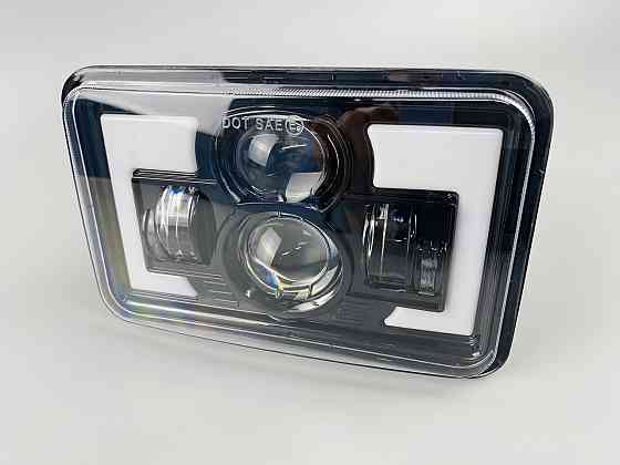 Фара LED прямокутна 95W ближній + дальній + повороти + габарит Мукачево