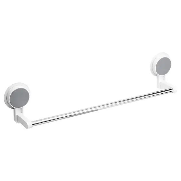 Тримач для рушників (на клейкій основі) колір білий 34см-64см 19486 Луцк - изображение 1