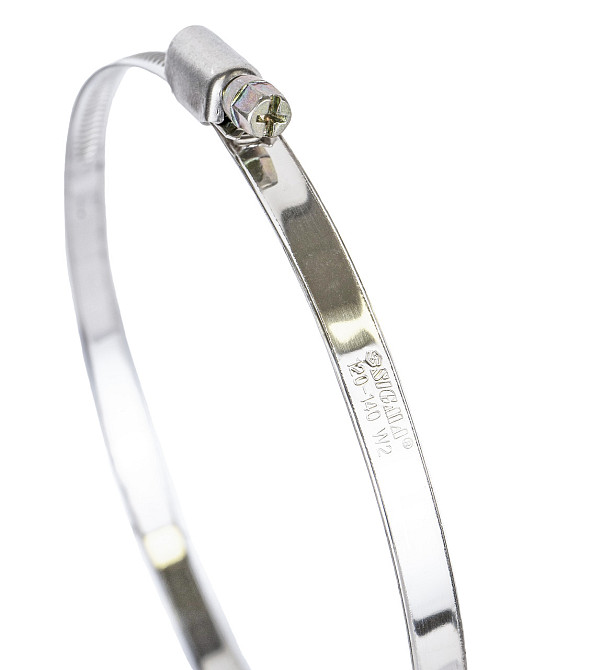 Хомут червячный нержавеющий 9мм D120-140мм 10шт SIGMA (2510201) Киев - изображение 2