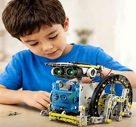 Конструктор робот SunKid Robotics Educational Solar Robot 14 в 1 на сонячній батареї — STEM конструктор абір робототехніки Київ