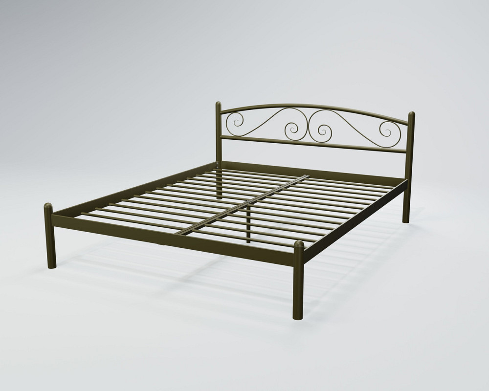 Кровать двухспальная ViolaDesign 160х200 оливковый Киев - изображение 1