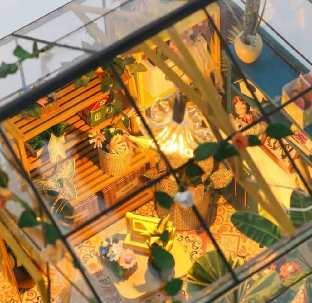 Конструктор 3D румбокс сборная модель цветочная оранжерея. Харьков - изображение 4