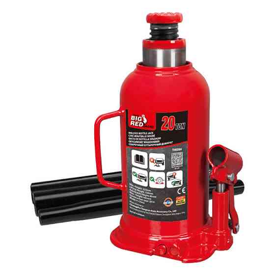 Домкрат гідравлічний пляшковий з можливістю роботи в горизонтальному положенні 20т 235–445 мм TORIN TH92004C Чернігів