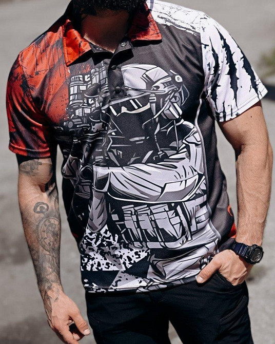 Милитари поло футболка  oblivion  Sniper ПП4697 Одесса - изображение 5