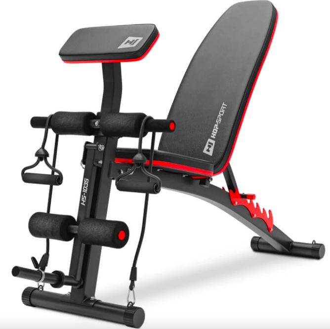 Набір Elitum Titan гантелі 2х31кг з лавою HS-1035 Київ - фото 4