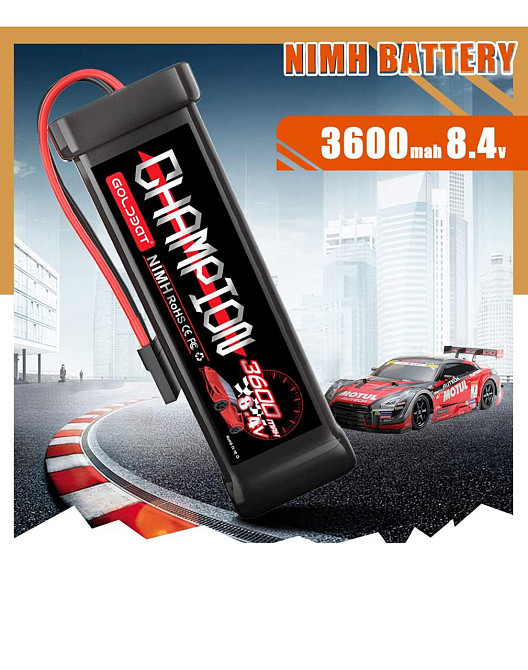 GOLDBAT 8.4V 3600mAh NIMH акумулятор з Tamiya роз'ємом для RC авто, бота та баггі Київ - фото 2