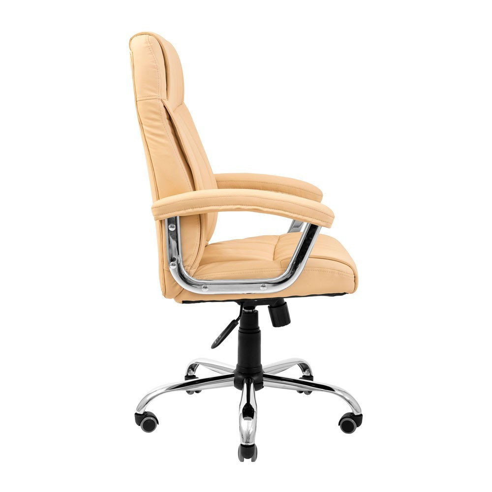 Офисное кресло руководителя Richman Fabio Хром M3 Multiblock Бежевый Киев - изображение 3