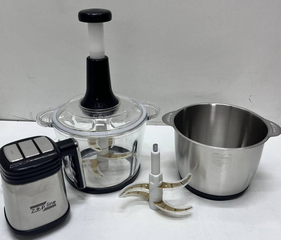 ПОТУЖНИЙ! Кухонний комбайн 3000 Вт, подрібнювач, м'ясорубка, блендер. Київ - фото 1