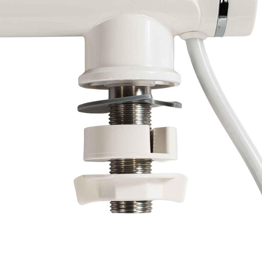 AQUATICA Кран-водонагреватель проточный s92 3.3кВт для ванны излив ухо на гайке с дисплеем и те Коломия - фото 2