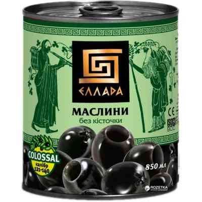 Овочева консервація Ellada Colossal Маслини без кісточки 850 мл ж/б ключ (4820186140170) Вінниця