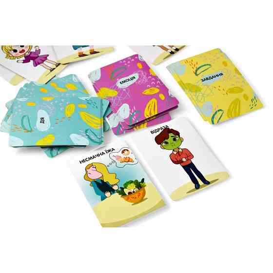 Настільна гра "Емоції" 2262-UM 37 карток, 7 варіантів гри Вінниця