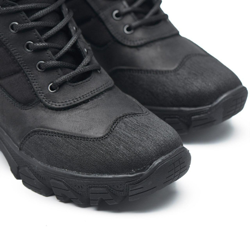 Тактичні берці Б6 чоловічі чорні - водонепроникні, вологостійкі, міцні, армійське взуття ЗСУ Харків - фото 7