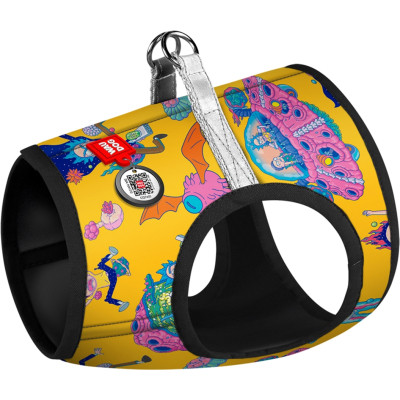 Шлея для собак WAUDOG Clothes "Рік і Морті 3" S2 (2906-0282) Вінниця - фото 1