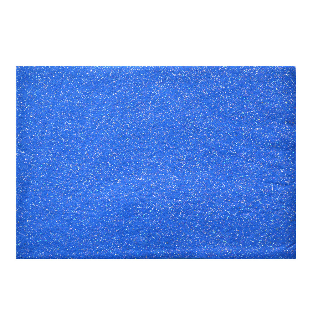 Набір фетр м'який "Santi" 741808 з глітером синій 21*30см (за 10арк), шт Київ - фото 1