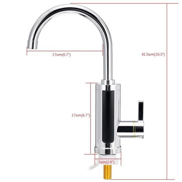 Електричні водонагрівачі, Побутовий кран з підігрівом, Нагрівальний кран для підігріву проточної YG-52 Львів - фото 1