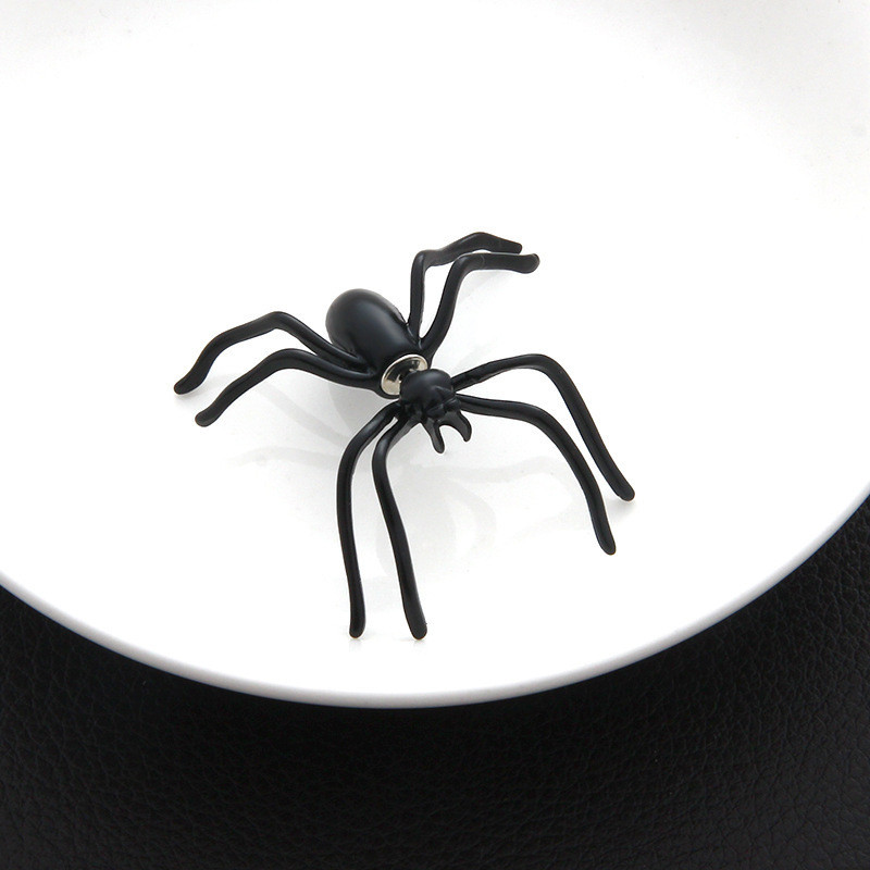 Серьга Паук 1 штука 4 на 4 см черный Киев - изображение 4