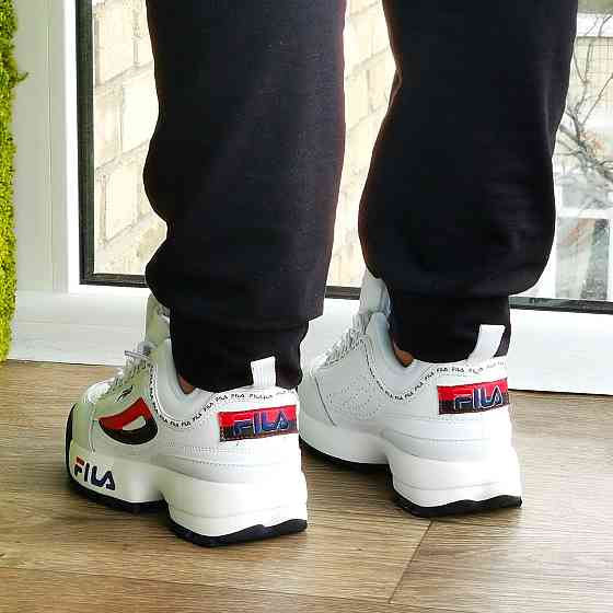 Кросівки FILA Disruptor Білі Жіночі Шкіряні Філа (розміри: 36,37,38,39,40) Відео Огляд Дніпро