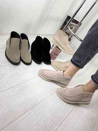 Daragani Черевики жіночі Daragani пудра натуральна замша высота 9 см (3160) Коломия