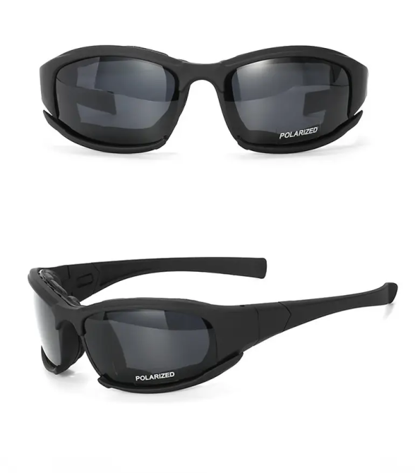 Очки тактические с поляризацией Daisy Х7 4 сменных линзы + чехол (Черный) Киев - изображение 7