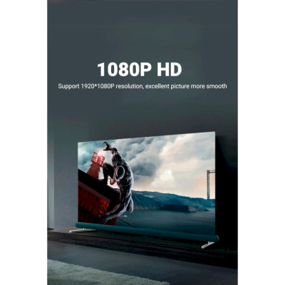 Кабель VGA 15M-15M, 2.0 м, з ферритами, чорний Vention Винница - изображение 9