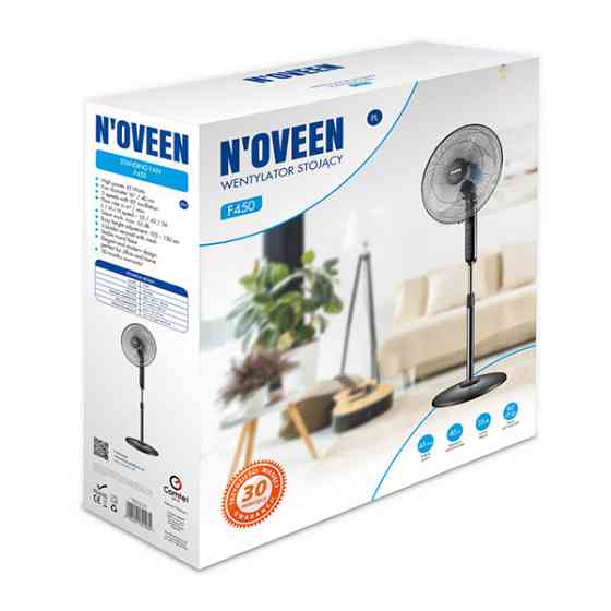 Вентилятор напольный Noveen F450 45 Вт Днепр