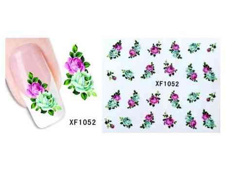 Наклейки для нігтів "Трояндочки" XF1052 Київ