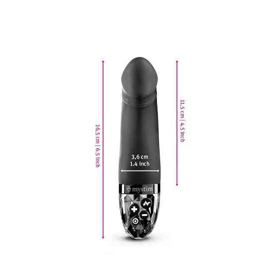 Вібратор з електростимуляцією Mystim Real Deal Neil Black Edition Sex Aura Київ