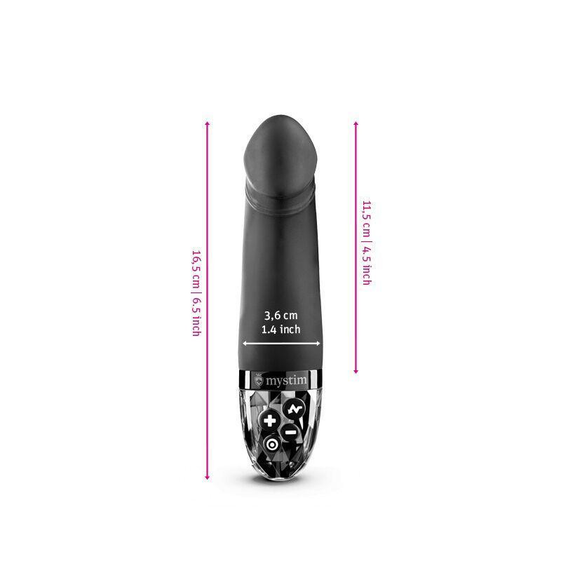 Вібратор з електростимуляцією Mystim Real Deal Neil Black Edition Sex Aura Київ - фото 3