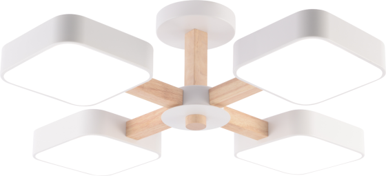 VALESO Люстра VALESO -4 білий+дерево Коломыя