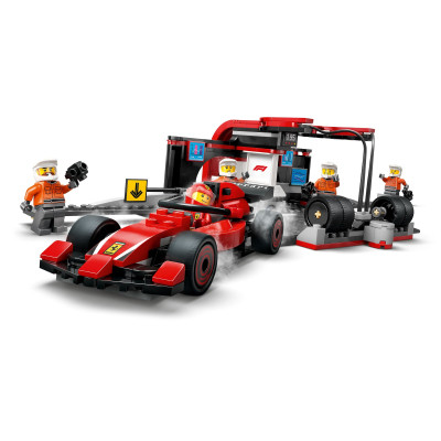 Конструктор LEGO City Піт-стоп і піт-екіпаж F1 з болідом Ferrari (60443) Вінниця - фото 7