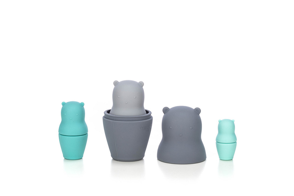 Силиконовый сортер FreeON мишки, grey - mint Киев - изображение 7