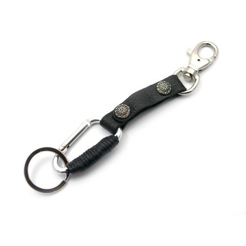 Брелок под ключи кожаный черный Киев - изображение 1