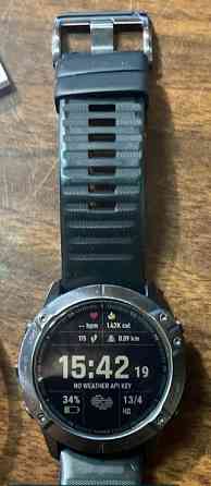 Смарт- часы Garmin Fenix 6x Sapphire в кольорі Carbon Gray Киев